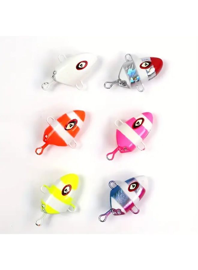Blue Pink 100g Fishing Lure Fish Head Octopus Skirt Trolling Bait - Image 3