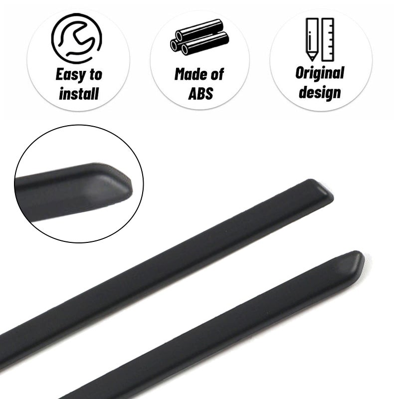 SPORTULI Matte Black Front Center Grille Inserts Cover Trim Replace for 2020 2021 2022 2023 2024 Toyota 4Runner Accessories (Matte Black) - Image 3