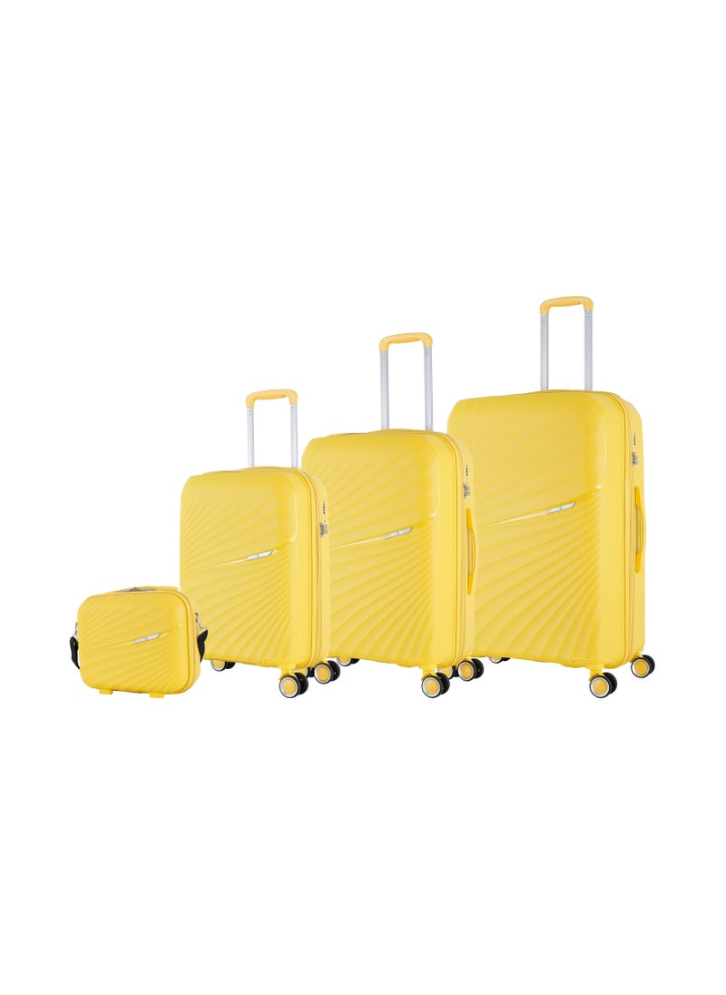 H.T H.T Luggage Bag, Unisex Polypropylene (PP) Material Hard Case Luggage, SKU HT13504, 16 Liters, Vanity Case Size  - Image 5