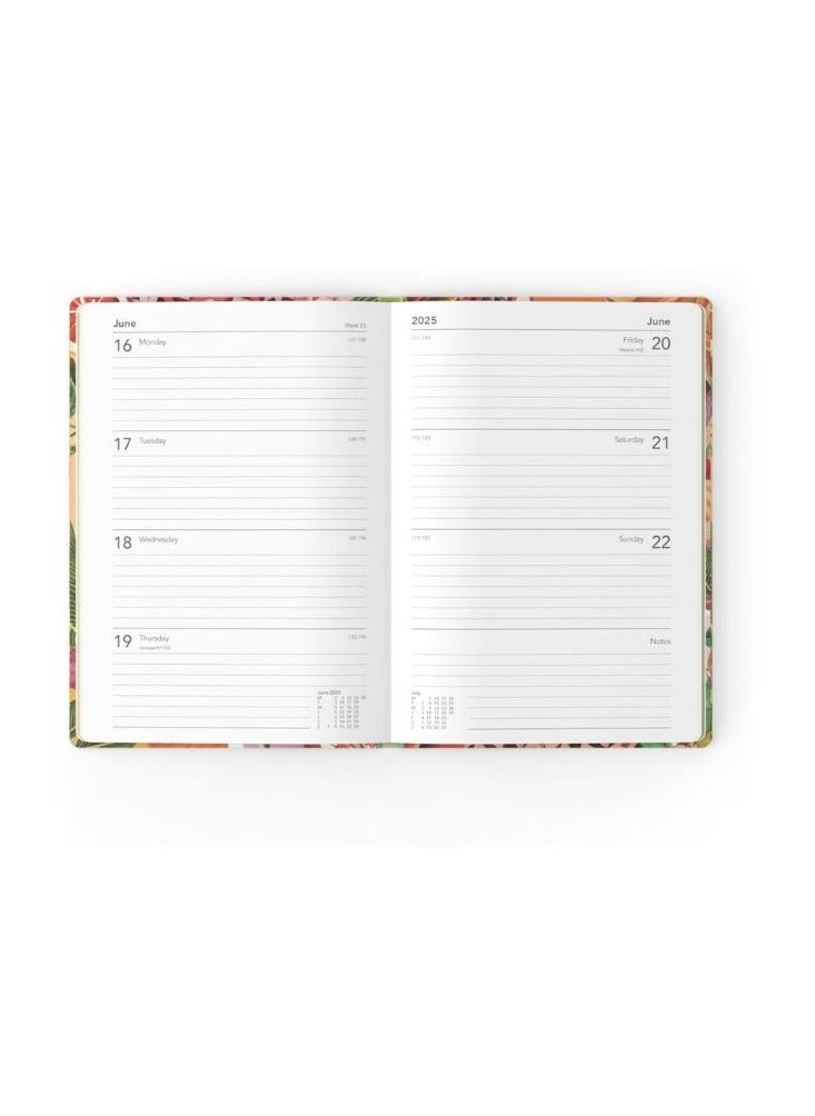 Collins - Collins Maximalism 2025 Planner - A5 Week to View Diary - Blue - (MX153.60-25) - Stylish Weekly Eco Diary with Recycled Paper - Image 1