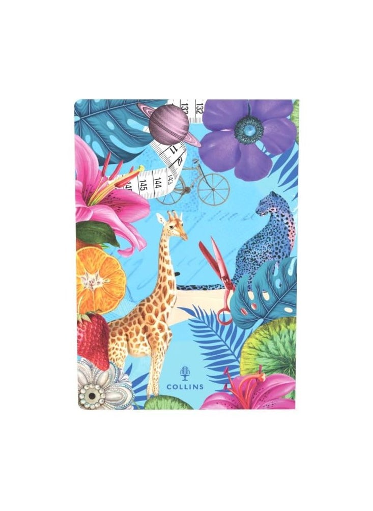 Collins - Collins Maximalism 2025 Planner - A5 Week to View Diary - Blue - (MX153.60-25) - Stylish Weekly Eco Diary with Recycled Paper - Image 1
