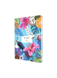 Collins Maximalism 2025 Planner - A5 Week to View Diary - Blue - (MX153.60-25) - Stylish Weekly Eco Diary with Recycled Paper