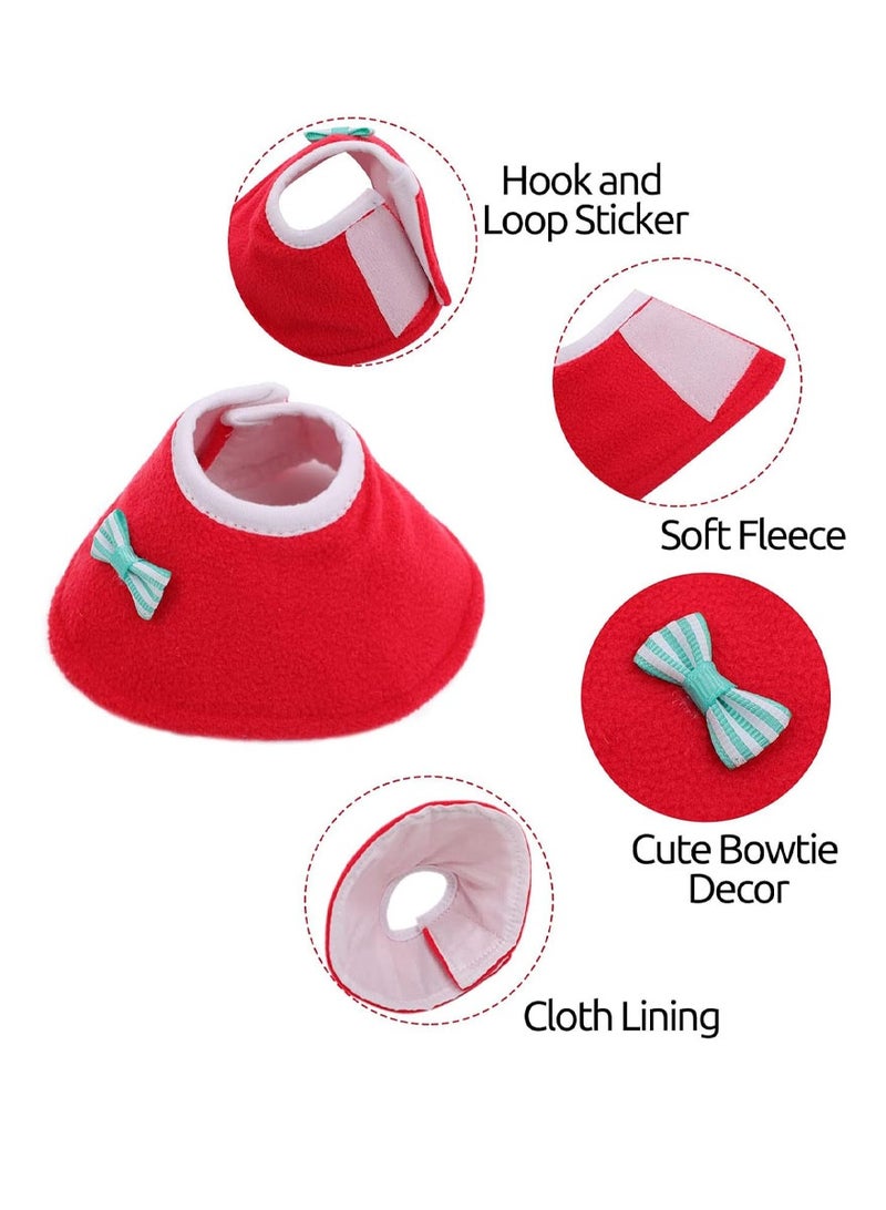 روكاوات أطواق الطيور إليزابيث، 4 قطع من وشاح جلد الببغاء والكوكاتيل وعباءة مضادة للعض وطوق حماية مضاد للنقر وإكسسوارات العناية بالطيور الأليفة (مقاس M) - Image 2