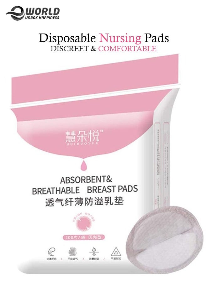 إي وورلد وسادات صدر للرضاعة يمكن التخلص منها لتغذية الأمهات ضرورية لحقيبة المستشفى بطبقات فائقة الامتصاص - Image 1