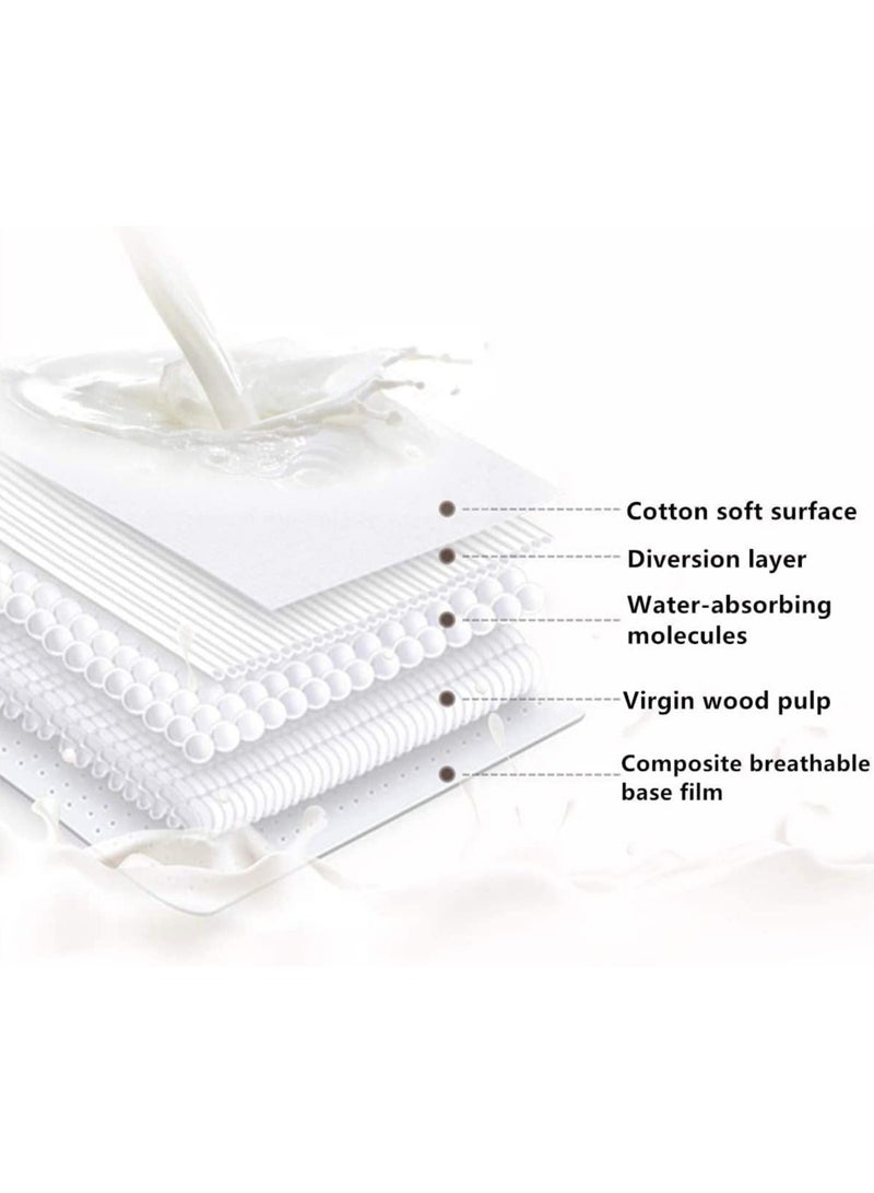 إي وورلد وسادات صدر للرضاعة يمكن التخلص منها لتغذية الأمهات ضرورية لحقيبة المستشفى بطبقات فائقة الامتصاص - Image 2