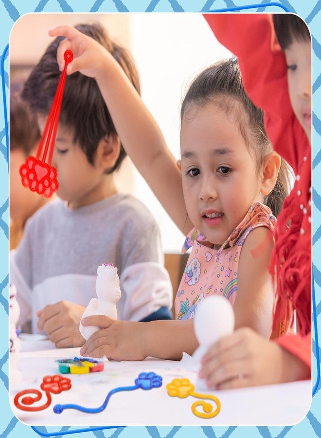 جيلي آرتش ٢٤ قطعة من أيدي الكلاب اللاصقة، أشكال كرتونية لأقدام الكلاب، هدايا حفلات، لعبة يد لاصقة مطاطية، جوائز أعياد الميلاد، جوائز الفصول الدراسية، جوائز الكرنفال، لعبة حشو أكياس الهدايا (أزرق داكن، أحمر، أصفر) - Image 4