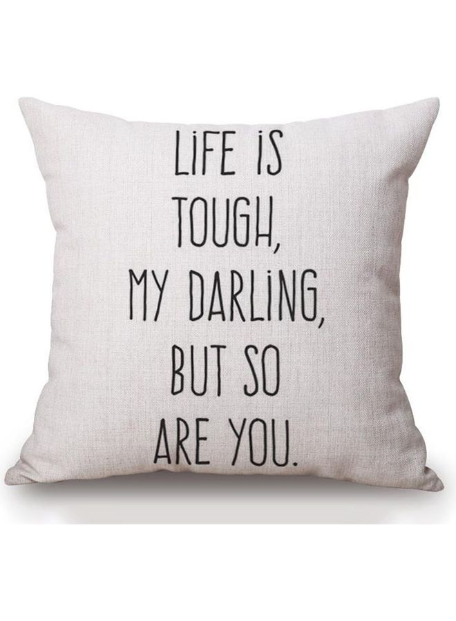 NIBEMINENT Simple Printed Cushion Cover Multicolour