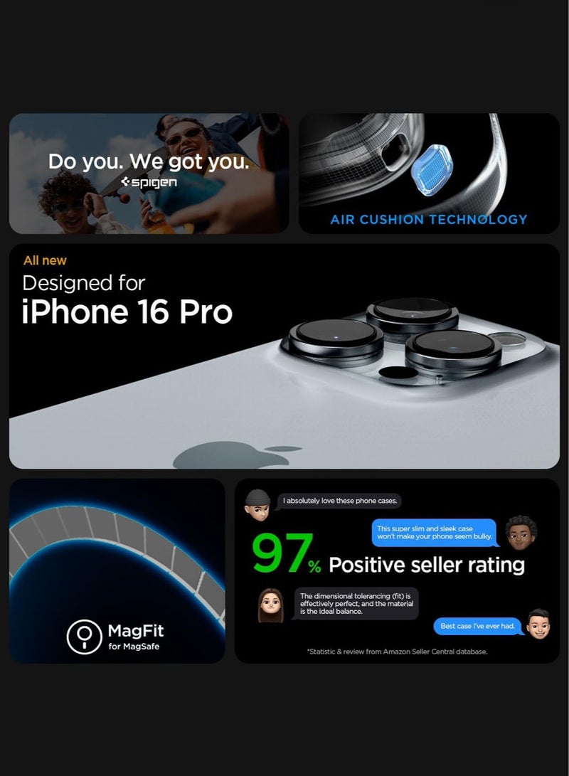 Spigen Ultra Hybrid MagFit for iPhone 16 Pro Case Cover with MagSafe (2024) Rose Titanium - Image 2