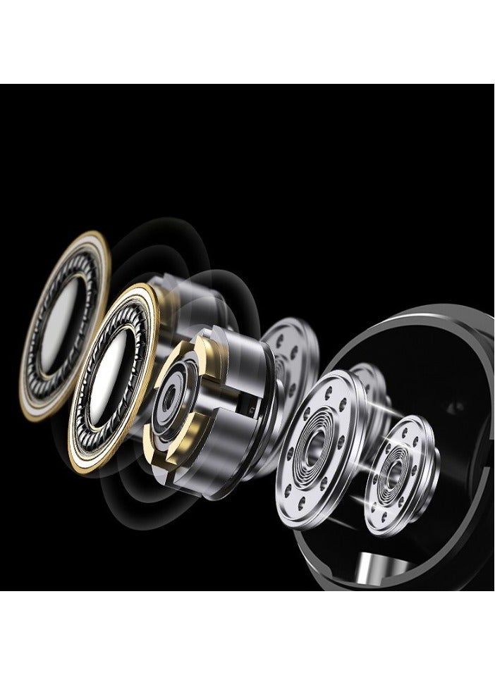 AROAQ Wireless Earbuds, Noise Cancellation Bluetooth In-ear Earphones, Clear Sound Dual Speaker Stereo T22tws Headset, (T22 Double Dynamic Speaker Black) - Image 3