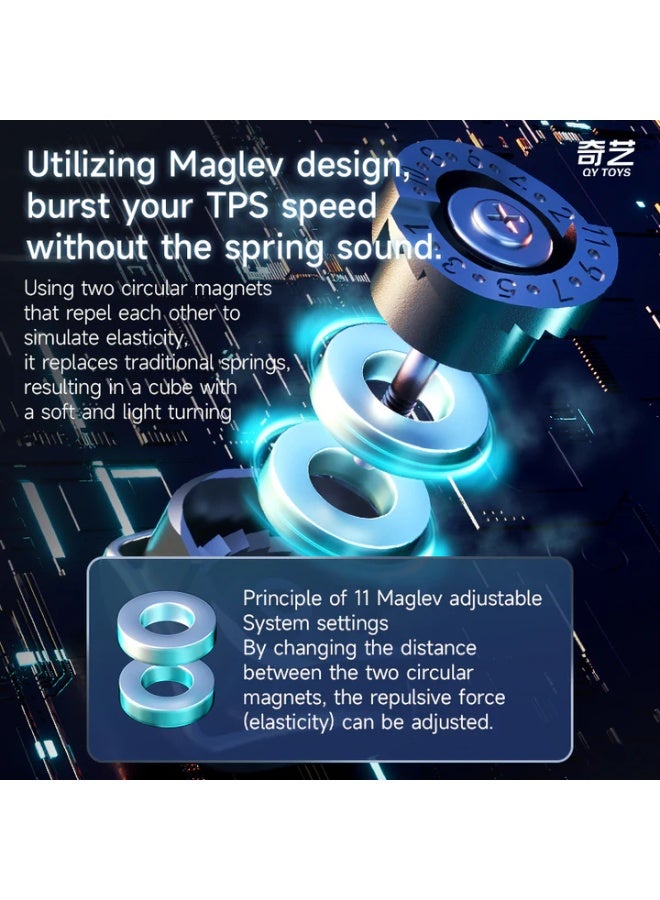 QiYi M Pro Maglev 3x3 Magnetic Speed Cube - Image 5