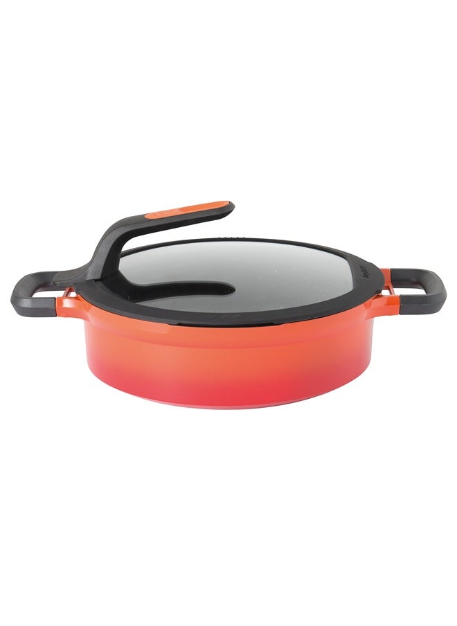 Berghoff Covered Stay Cool 2 Handle Sauté Pan Red 