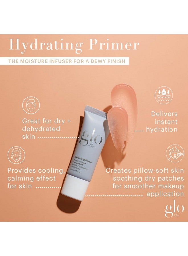 Glo Skin Beauty Hydrating Primer With Hyaluronic Acidreplenish Moisture And Plump Skin For Smoother Makeup Application For Dry + Dehydrated Skin Dewy Finish  - Image 2