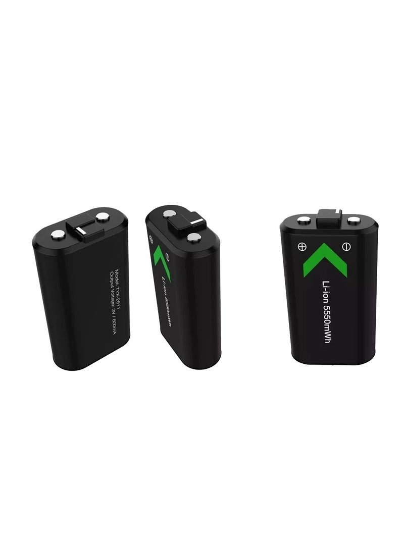دوبي - بطارية قابلة لإعادة الشحن بسعة 5,500 مللي أمبير/ساعة مع كابل MicroUSB بطول 3 أمتار لجهاز Xbox Series S و Xbox Series X، لون أسود - Image 1