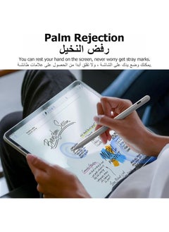 Generic Stylus Pen for iPad 9th & 10th Generation - Palm Rejection, Compatible with Apple iPad (2018-2022), iPad 6/7/8/9/10, iPad Pro 11/12.9-inch, iPad Mini 5/6, iPad Air 3/4/5, White  - Image 3