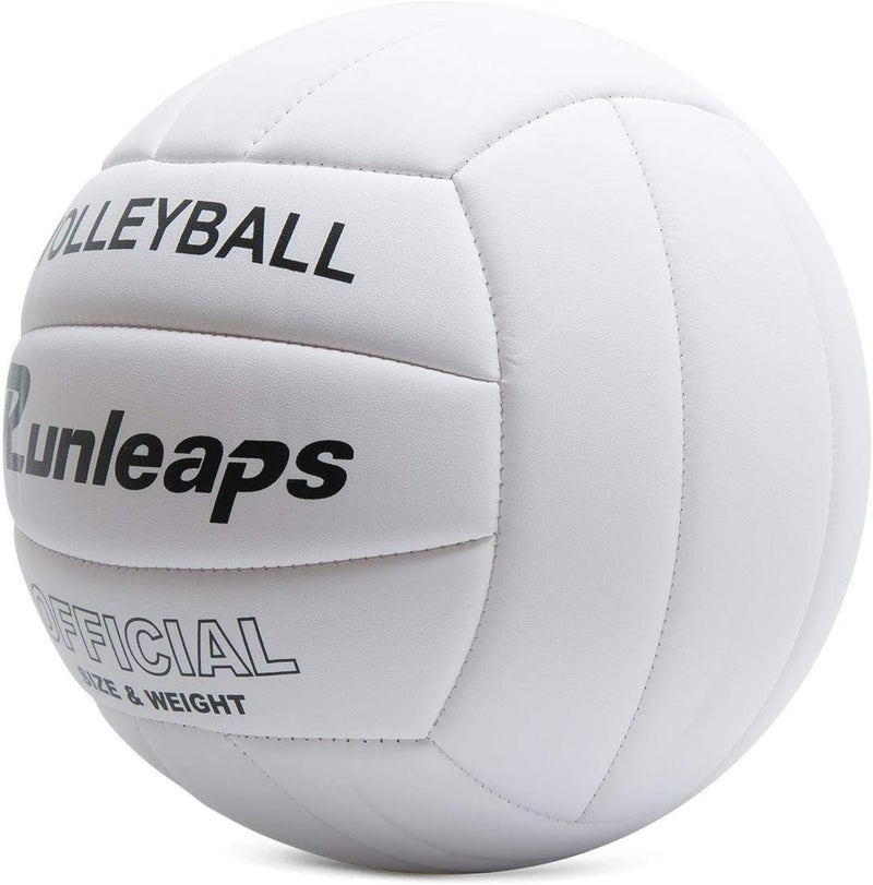 Runleaps Volleyball, Waterproof Indoor Outdoor Volleyball for Beach Game Gym Training (Official Size 5) - Image 2