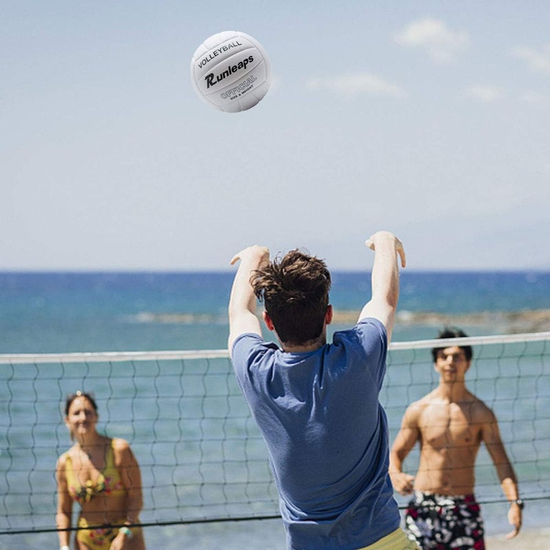 Runleaps Volleyball, Waterproof Indoor Outdoor Volleyball for Beach Game Gym Training (Official Size 5) - Image 5