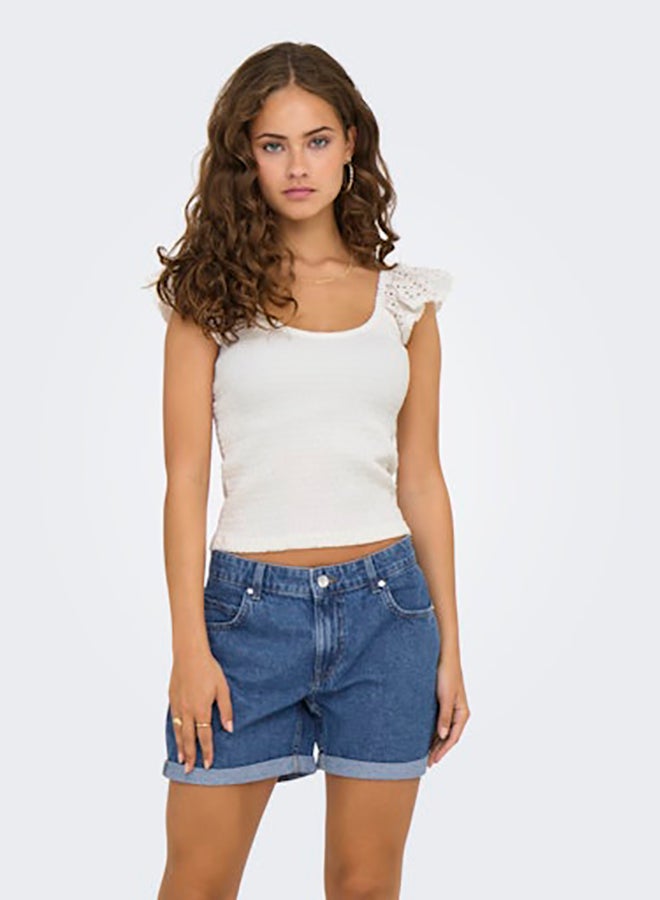 ONLY Onlgwen Life S/L Smock Top Jrs - Image 1