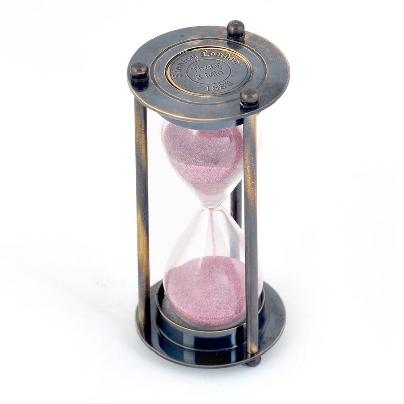 Little India Real Antique Royal 3 Minute Sand Timer 508 cm x 1016 cmHCF281 - Image 2