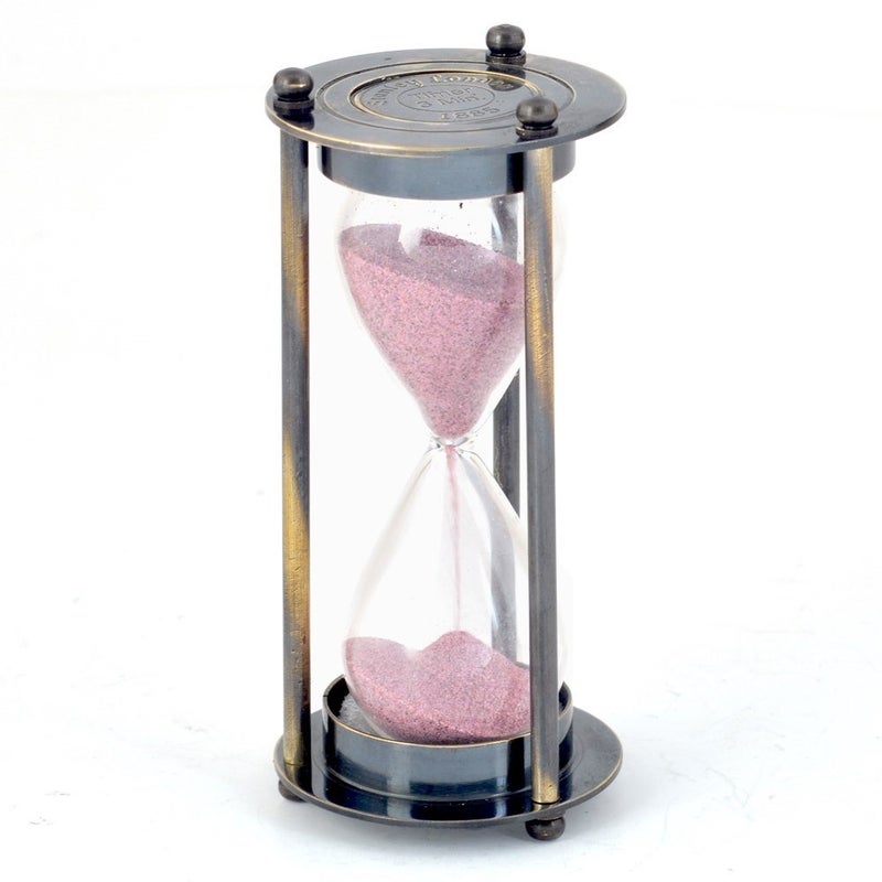 Little India Real Antique Royal 3 Minute Sand Timer 508 cm x 1016 cmHCF281 - Image 1