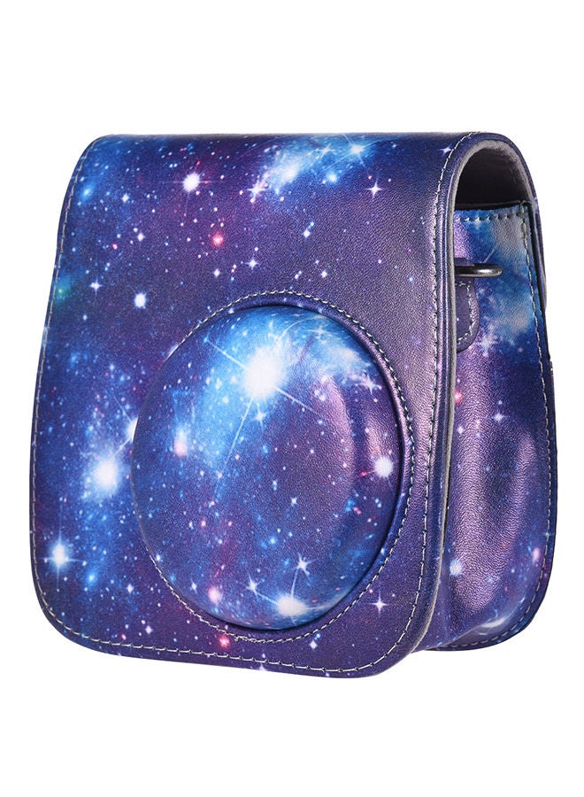 NIBEMINENT PU Protective Instant Camera Case Bag Pouch Protector with Strap for Fujifilm Instax Mini 8+/8s/8/9 Multicolor - Image 1