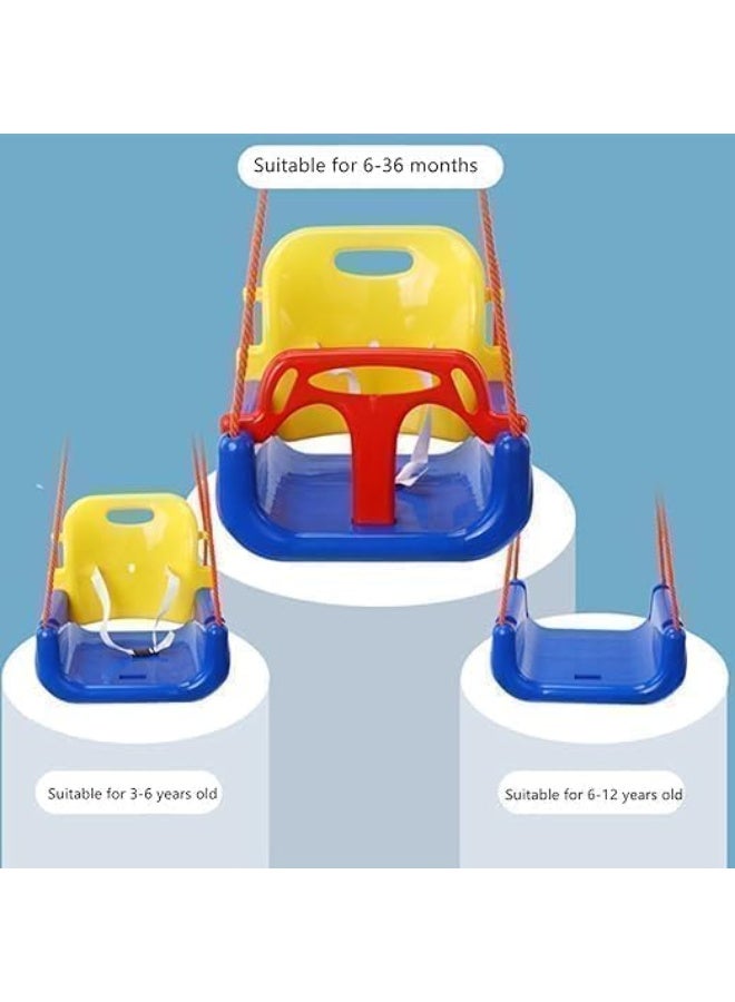 Piccasio Baby Swing, Durable & Sturdy Plastic, Multifunctional Indoor & Outdoor Swing, Non-Toxic Heavy Duty Seat for Playground, Infants & Toddlers - Image 2