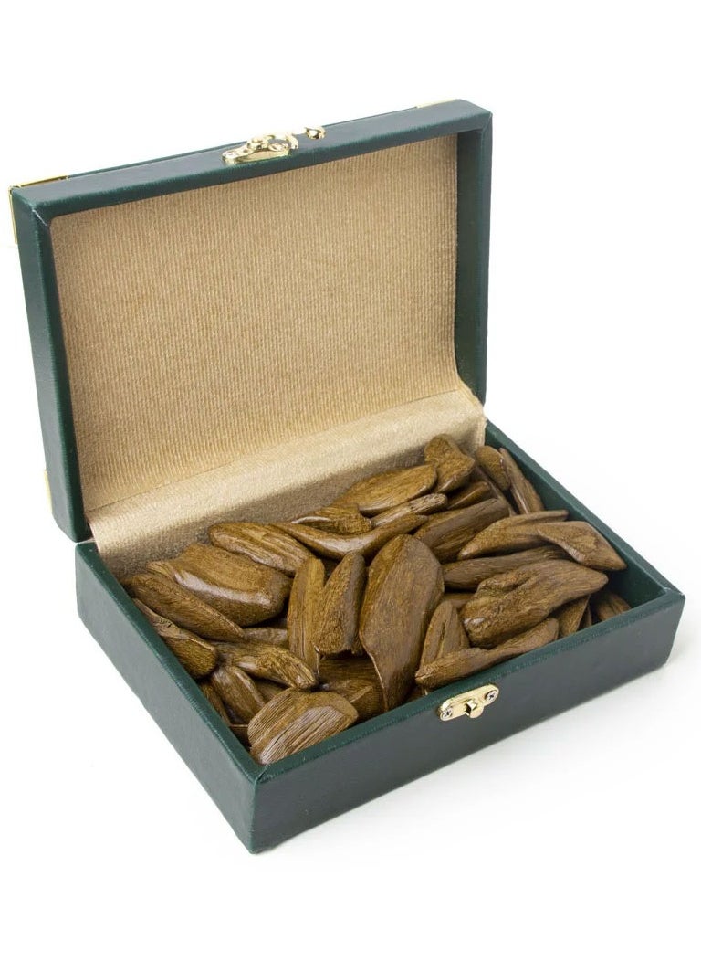 Tifwall - Maruki Double Super Oud, a broken natural improved oud distinguished by its natural and fragrant scent (one-eighth kilogram 125 grams) - Image 1
