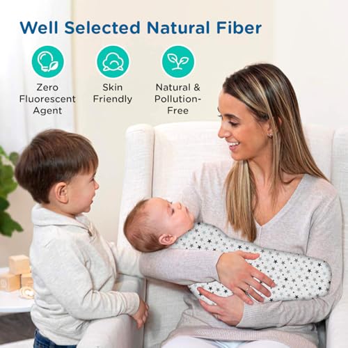 Mee Mee 100% Muslin Cotton Baby Swaddle Wrappers Set (PK-3)| Baby Towel| Soft, Quick-Drying & Highly Absorbent Blanket | Printed Mulmul Swaddle Cloth,Newborn Essentials (Multicolour, 120x100 cm) - Image 4