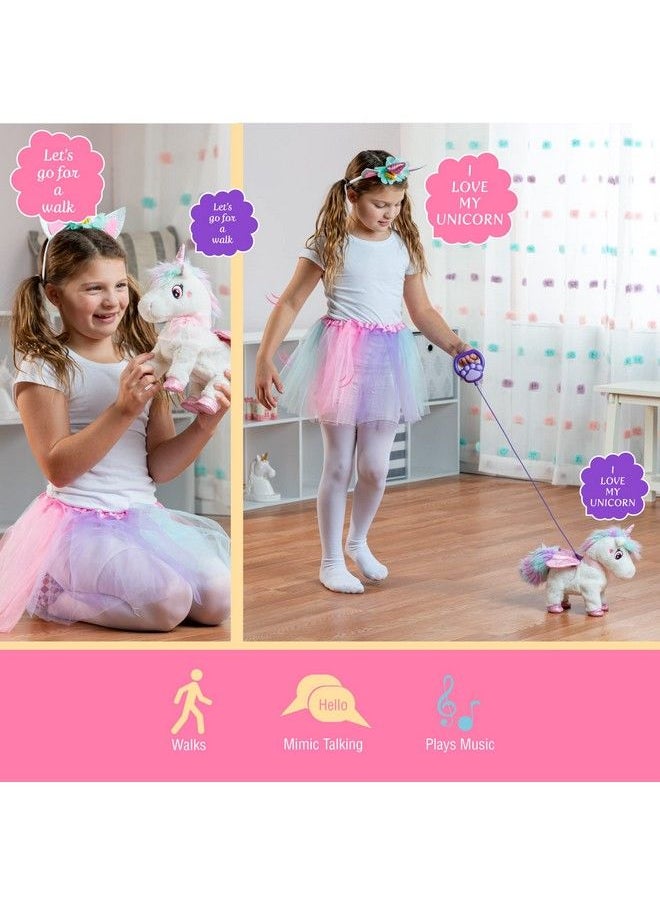 Greenbo - Unicorns Gifts For Girls Unicorn Toys For 3 Year Old Girls And Up Multifunction Remote Control Unicorn Costumes For Girls Diy Painting Kit Crafts For Kids Birthday Gift For Girls Ages 3 4 5 6 7 8 - Image 1