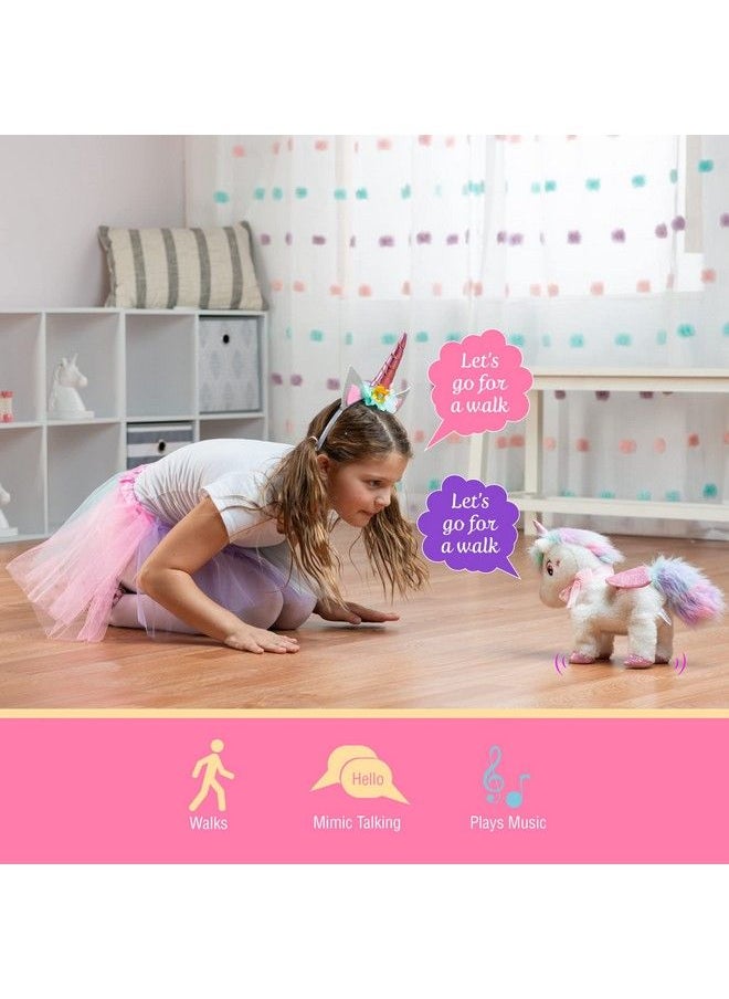 Greenbo - Unicorns Gifts For Girls Unicorn Toys For 3 Year Old Girls And Up Multifunction Remote Control Unicorn Costumes For Girls Diy Painting Kit Crafts For Kids Birthday Gift For Girls Ages 3 4 5 6 7 8 - Image 1