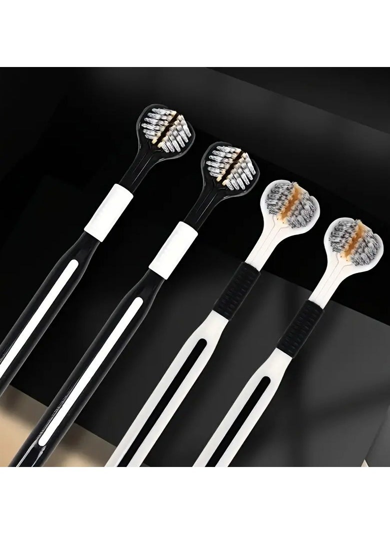 Goolsky 2pcs Ultra-Soft 3D Full-Coverage Manual Toothbrush Set for Deep Clean & Oral Care  - Image 3