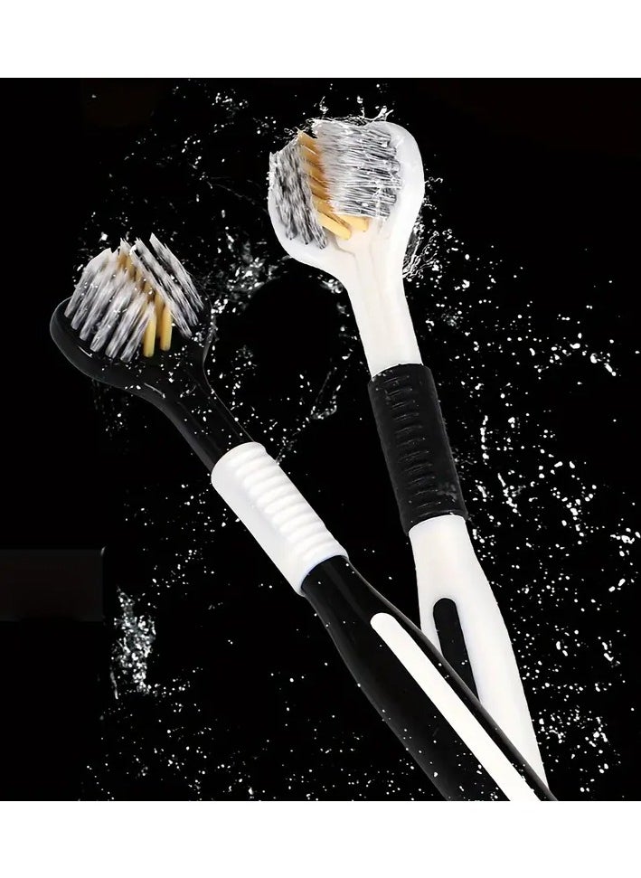 Goolsky 2pcs Ultra-Soft 3D Full-Coverage Manual Toothbrush Set for Deep Clean & Oral Care  - Image 5