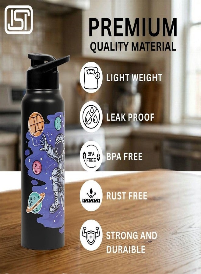 VOIK Stainless Steel Water Bottle | Leak-Proof Reusable Water Bottle for Kids, School, Sports, Gym, Fridge, Home & Office and Outdoor Activities| Eco-Friendly|, 750 milliliters - Image 5