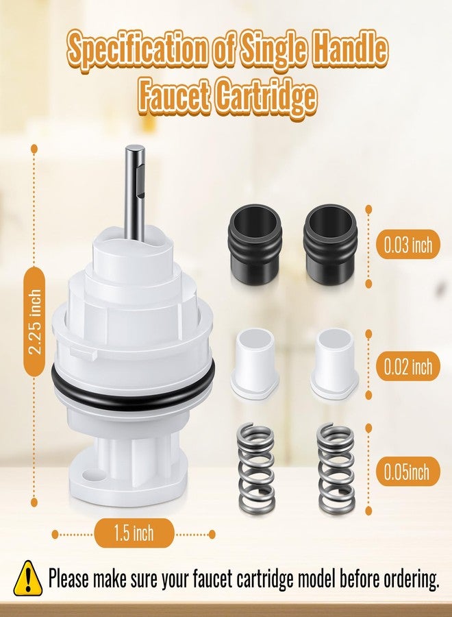 Enhon Shower Faucets Cartridge Replacement for V-6680 V-7700/01, Compatible with Danco/Valley Single Handle Faucets, Single Lever Cartridge Replacement for Lavatory and Tub/Shower Repair Kit - Image 3