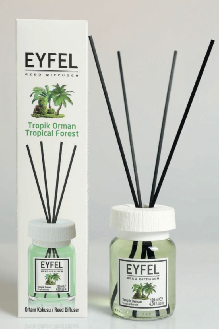 Eyfel Reed Diffuser, Tropical Forest Fragrance, 120 ml - Image 1