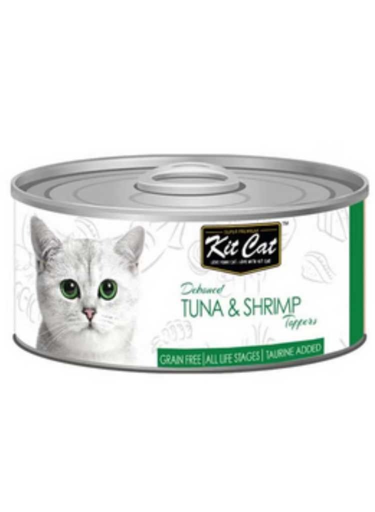 Kit Cat Deboned Tuna & Shrimp Toppers Multicolor 80grams