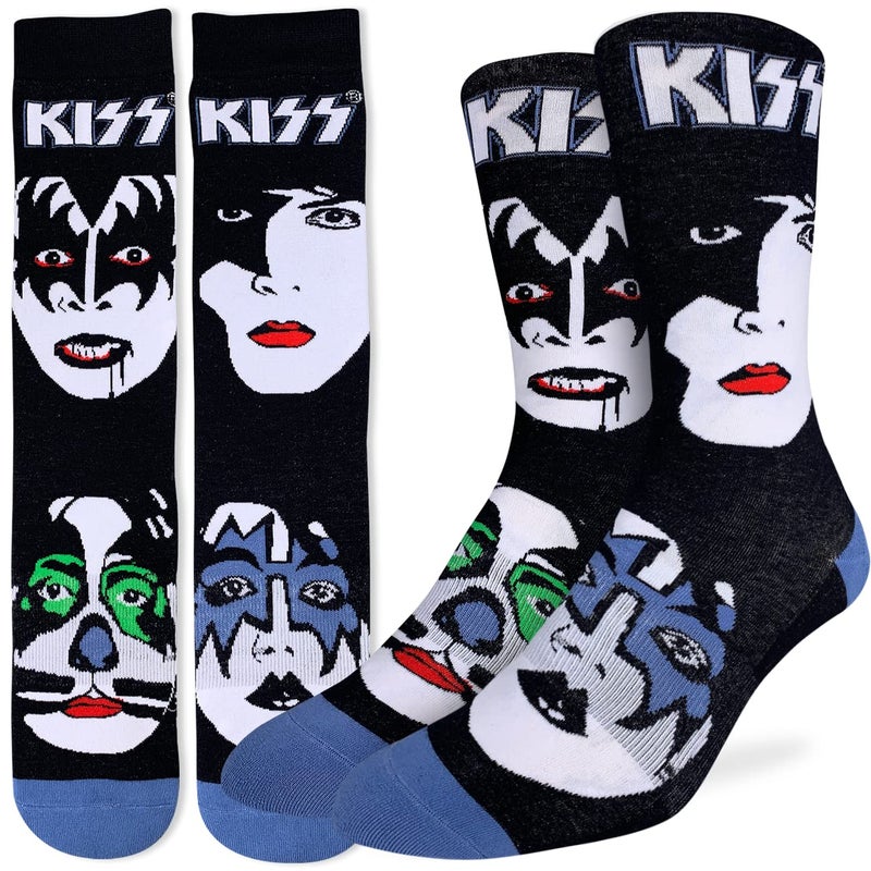 Good Luck Sock Men's Kiss, Band Socks, Adult, Shoe Size 8-13 - Image 2