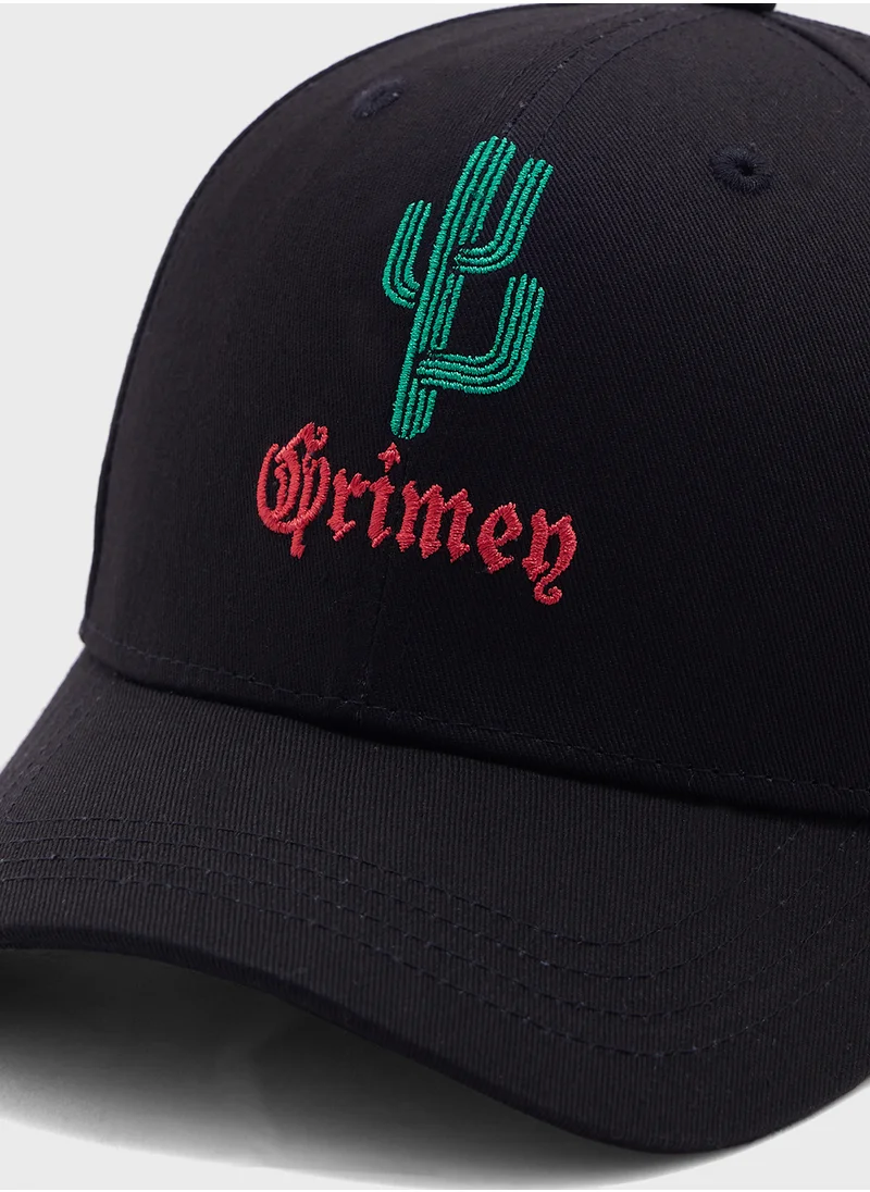 Grimey Causing Panic The Pride Curved Visor Cap