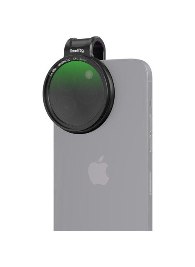 SMALLRIG - SmallRig MagEase Magnetic Smartphone CPL Filter Kit With 52mm Adapter - Image 1