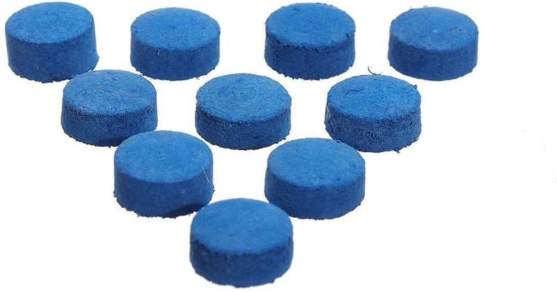 Snooker and Pool Cue Tip in 9 mm Size (Pack of 10 Pcs)