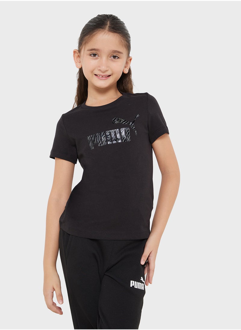 PUMA - Youth Essential Animal Graphic T-Shirt - Image 1