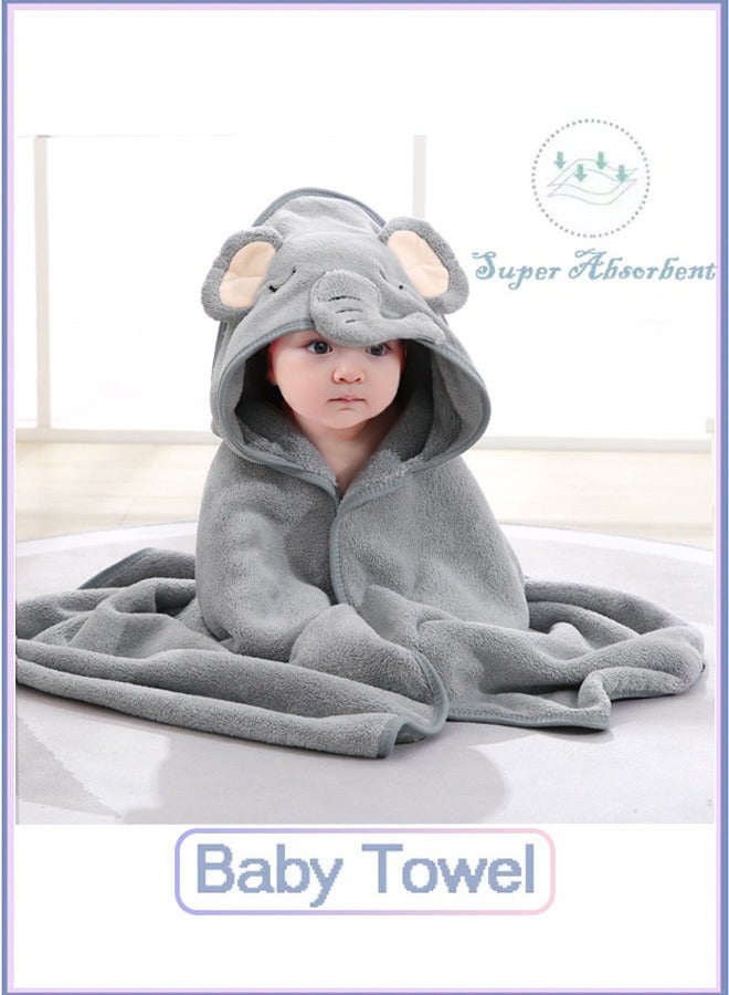 Baby Cartoon Blanket，Air Conditioner Quilt Swaddle，Soft Princess Blanket for baby Unisex , Super Absorbent， Kids Throw Blanket for Boys and Girls Soft Cozy Flannel Baby Bath Blanket, Hooded Baby Towel Baby Bath And Shower Supplies - Image 1