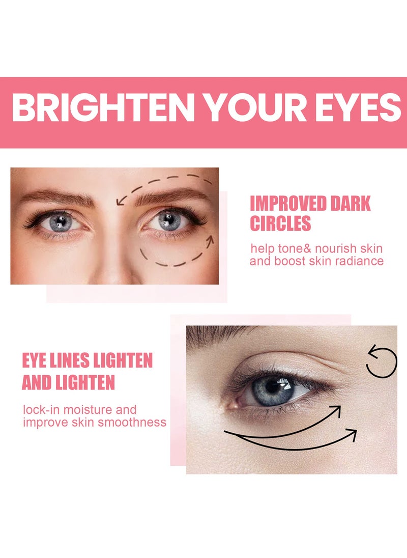 West&Month Eye Stick, Anti Aging Eye Cream, Easy To Use Moisturizing Under Eye Cream For Puffy Eyes, Dark Circles, Eye Bags, Crows Feet, Reduces Fine Lines and Wrinkles  - Image 3
