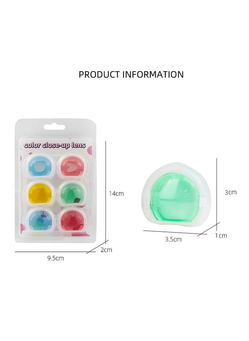 Y&D Close Up Color Lens Filter Set Compatible with for Fujifilm Instax Mini 11 Instant Camera 6 Pieces  - Image 3