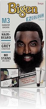 Bigen بيجن EZ لون للرجال لون دائم للشعر واللحية M3 بني داكن جداً - Image 1