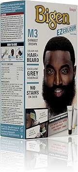 Bigen بيجن EZ لون للرجال لون دائم للشعر واللحية M3 بني داكن جداً - Image 2