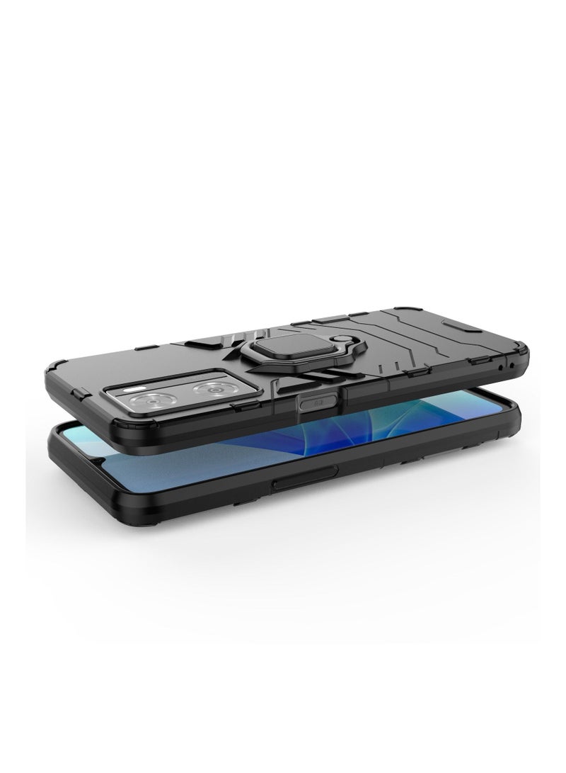 يوارب كينج غطاء حماية لهاتف اوبو A57 4G/A77 4G/Oneplus Nord N20 SE اسود - Image 4