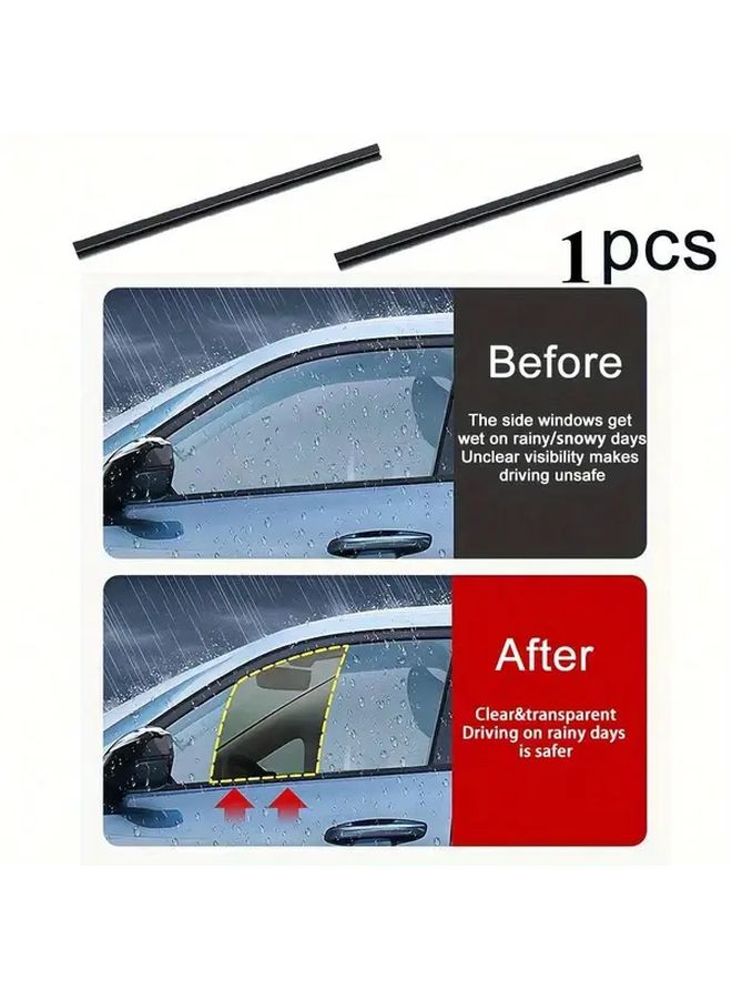 Black Double Rubber Snow Wiper for Car Side Windows Driver Passenger Clear Visibility - Image 5