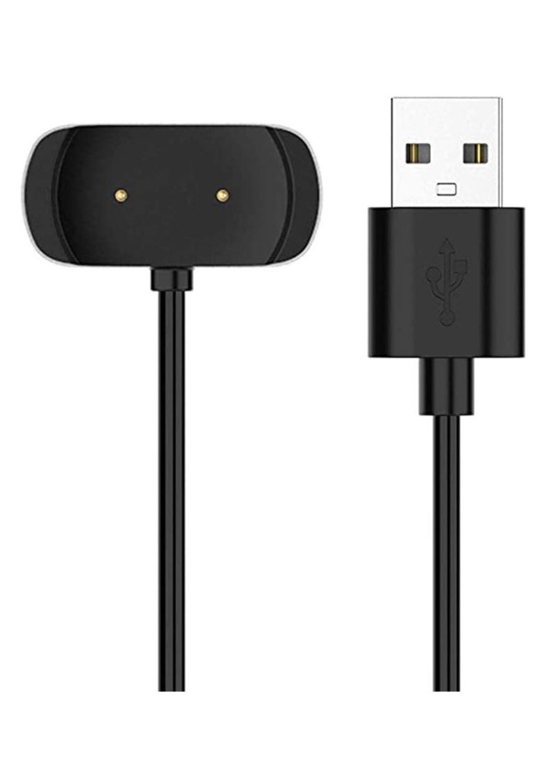 HablTech 1M Charger Cable for Amazfit Bip 5, Bip 3, Bip U, T-Rex Pro, GTS 4 Mini, GTS 2, GTS 2 Mini, GTS 2e, GTR 2, GTR 2e, GTR Mini, Active, USB Charging Cable Dock Cord 3.3ft Smartwatch Accessories - Image 1