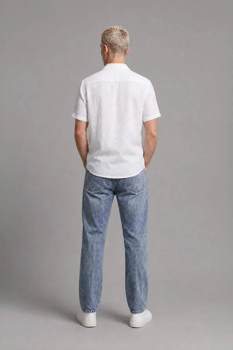 Defacto  Straight Regular Fit Waist Jeans for Men | Best Price UAE