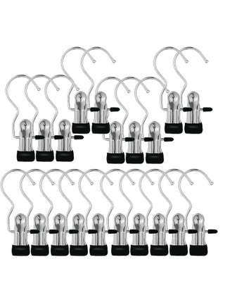 20 Pack Hook Boot Clips Hanging Clothes Pins Hooks Clothes Pegs for Pants,Shoes,Towel and More - pzsku/Z31D57BD0CAF298B37F45Z/45/_/1731741949/07b8f318-cca3-4a24-84e5-6b696bff73ae